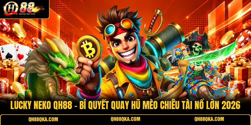 Lucky Neko QH88 - Bí Quyết Quay Hũ Mèo Chiêu Tài Nổ Lớn 2026