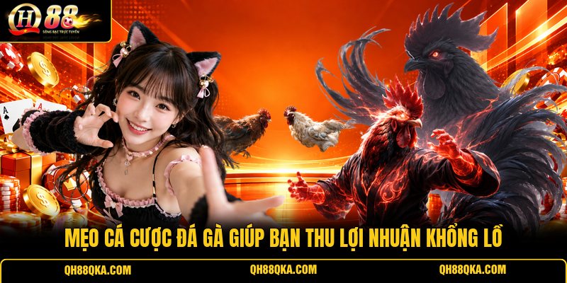 Mẹo cá cược đá gà giúp bạn thu lợi nhuận khổng lồ Mẹo cá cược đá gà giúp bạn thu lợi nhuận khổng lồ