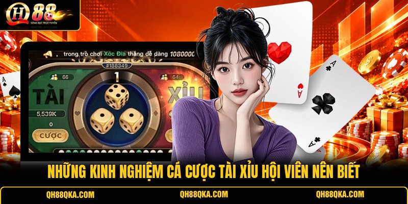Những kinh nghiệm cá cược Tài Xỉu hội viên nên biết Những kinh nghiệm cá cược Tài Xỉu hội viên nên biết