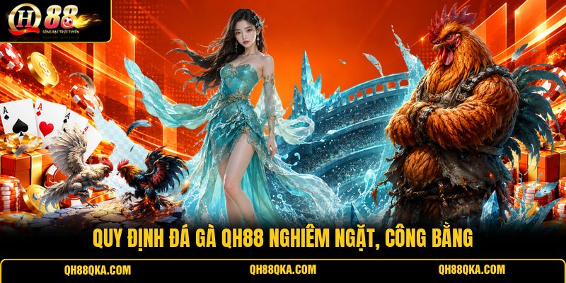 Quy định đá gà QH88 nghiêm ngặt, công bằng